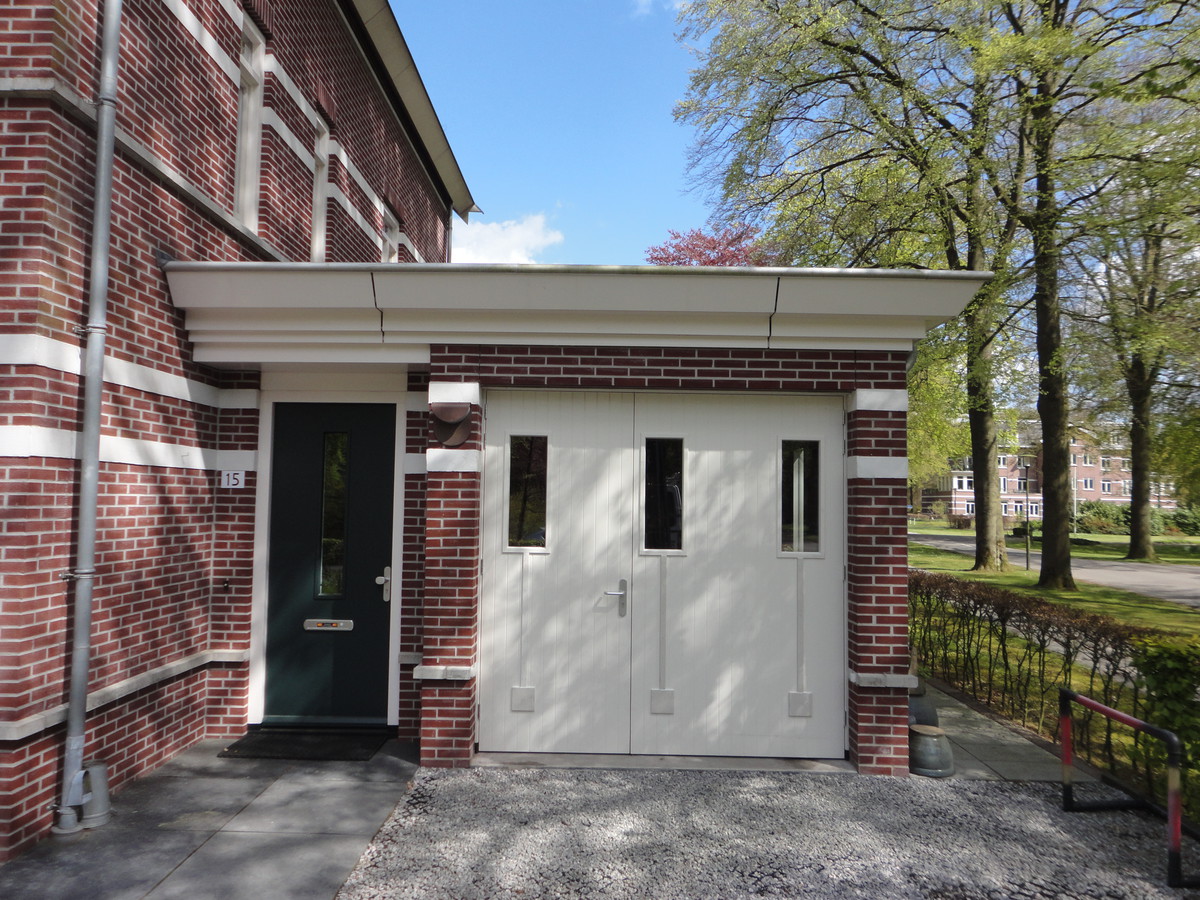 Openslaande deuren i.p.v. garagedeur Klinkertlaan Ermelo